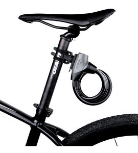 Serrure de vélo en fil d'acier <span class=keywords><strong>fiable</strong></span> ETOOK Serrure de câble de vélo 1000mm/1500mm avec revêtement en PVC - Product Image 1