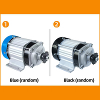 Moteur CC sans balais à faible vitesse et couple élevé 48V 60V 550W 600W 700W 800W 1000W 1500W 450RPM pour conversion de tricycle électrique