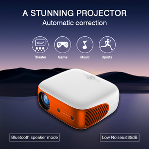Auto Keystone Mini projecteur portable 4K projecteur intelligent avec réglage de l'écran WiFi projecteur vidéo domestique intégré Android 11.0 - Product Image 4