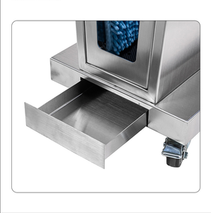 Idée de petite entreprise 2025 : Séchoir à parapluies gris en acier inoxydable à séchage rapide et écologique - Product Image 4