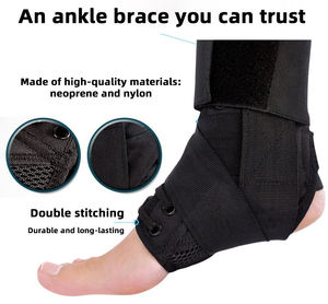 Attelle de cheville à lacets pour entorse de la cheville et tendinite peronéenne, soutien orthopédique de la cheville pour la récupération des blessures sportives - Product Image 6