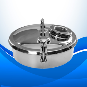 ถังเก็บ Ss304สแตนเลสสตีลมีรูท่อระบายน้ำทรงกลมพร้อมกระจกมองข้าง - Product Image 5