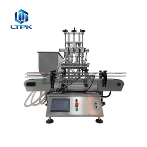 LTPK LT-MPF4C Desktop 4 Heads Piston Pump Paste Automatic Cheese Penumatic Filling Machine