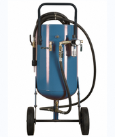 Machine de sablage mobile professionnelle en plein air grande pièce élimination de la rouille en acier inoxydable Type humide sablage Portable