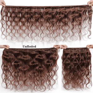 Estensioni di Capelli Umani Vergini Brasiliani 100% Allineati alle Cuticole, Ondulati, Grado 12A, 100% Non Trattati, Doppia Trama a Macchina, Punte Pieno Pieno - Product Image 6