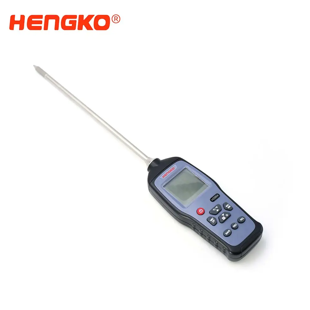 HENGKO HG984 Medidor portátil sem fio USB de ponto de orvalho, temperatura e umidade, registrador de dados para laboratório de engenharia industrial