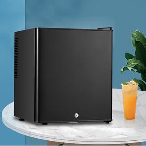 Black Compact Hotel Fridge 30L Mini Bar <b>Refrigerator</b> for Room Beverage Storage Quiet Wine Cooler Mini Fridge for Hotel Room 20L - Product Image 4