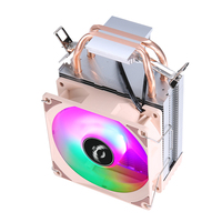 Dissipateur thermique pour processeur QiuzAim 12e génération X79 refroidi par air, 2 caloducs, ventilateur PWM 90 mm pour ordinateur, 4 broches, silencieux, 1700, 1150/1151/1200/2011/x99