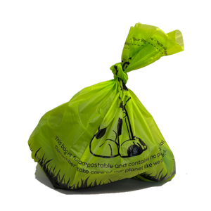 Biodegradable Corn Starch Dog Poop <b>Bags</b> Pet <b>Waste</b> Disposal with Convenient Handle Eco-Friendly Cleaning Solution - Product Image 4