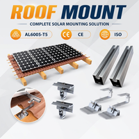 Supports de montage photovoltaïques réglables en alliage d'aluminium YZ Solar Rail, modèle YZ-R04, garantie 25 ans, haute résistance au vent pour les systèmes solaires