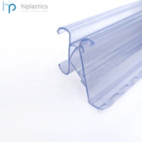 Support d'étiquettes Hiplastics ABINC51 en PVC pour rail numérique de vente au détail, installation facile pour les étiquettes électroniques de rayonnage SoluM