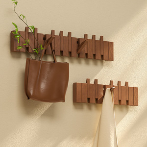 Nuevo Perchero Creativo con Forma <span class=keywords><strong>de</strong></span> Tecla <span class=keywords><strong>de</strong></span> Piano, Perchero <span class=keywords><strong>de</strong></span> Madera Maciza para Montar en la <span class=keywords><strong>Pared</strong></span>, Multiusos - Product Image 2