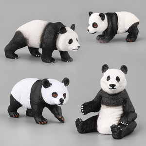 Juego de Figuras de Animales Salvajes, Modelo de <span class=keywords><strong>Panda</strong></span> Gigante en Peligro de Extinción, Juego de 7 Piezas, Figuras de Acción Educativas para Niños - Product Image 6