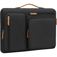 Sacoche pour ordinateur portable légère et élégante de 15,6 à 16 pouces avec poignée, en polyester, compatible avec MacBook