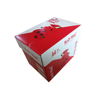 Usine OEM 70gsm 75gsm 80gsm boîte de papier de copie A4 A3 100% sans bois 500 feuilles de papier d'art Ream 5 Ream Box Office
