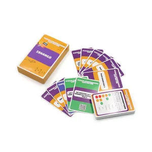 OEM棋盘游戏卡工厂贸易饮料定制印刷制造派对游戏卡