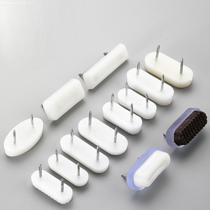 Patins en feutre ronds multi-tailles à clouer, glissières modernes pour pieds de meubles, protections anti-rayures pour sols, pour chaises et tables de cuisine - Product Image 2