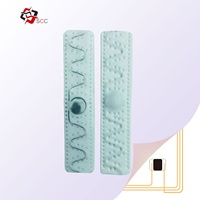 Étiquette de blanchisserie RFID UHF professionnelle lavable et étanche Shacard avec puce Impinj Monza R6/R6P, personnalisable, pour textiles, longue durée de vie