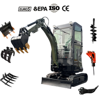 Excavatrice SDLOT 1 tonne, 2 tonnes, 3 tonnes, moteur Kubota, CE EURO5 EPA, livraison gratuite, neuve pour jardin et ferme