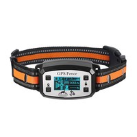 Collier de dressage pour chien étanche IPX6 GPS sans fil, approuvé CE FCC, prix usine, commande en gros, longue portée, autonomie de la batterie >20 heures, anti-aboiement