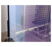Écran en verre LED trempé à structure solide pour mur, décoration extérieure pour cuisine, salon, salle de bain, salle à manger, école