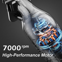 Tondeuse à Cheveux Rechargeable PRITECH, Lame en T, Charge Type-C, Moteur 7000 tr/min