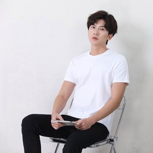 Design Personalized White T-shirt Perfect Seaming Process 4xl Custom Printing Without Design O Neck Mens Breathable T-shirt - Product Image 3