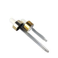 18/415 18/410 20/410 compte-gouttes en verre bouteille d'huile essentielle pipette en verre compte-gouttes en aluminium pour bouteilles