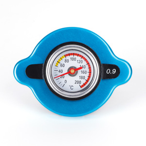 Universal Water Tank Lid With Temperature Gauge <b>Medium</b> Size Aluminum <b>Case</b> Stainless Steel Head For Radiator Replacement Repair - Product Image 1