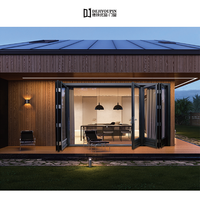 China fabrikant zware aluminium sliding glass vouwdeur