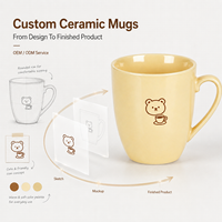 Taza de Cerámica Personalizada de 16 oz, Taza de Café de Gres, Caja de Regalo, Regalos Empresariales, Apta para Lavavajillas y Microondas, Segura para Alimentos