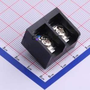 HB66-11.11-02P Barrier Terminal Block Through hole Component (THT),P=11.11mm Connector Three Sides 11.11mm 1x2P Straight Pin - Product Image 1