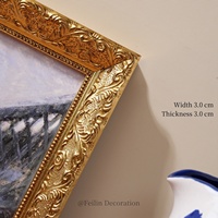 Tableaux décoratifs muraux de paysages européens et de fleurs, impressions haute définition, encadrés en bois, à suspendre, toile de luxe pour mariage