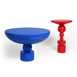 Solid Walnut <strong>Mosaic</strong> Low Stool Minimalist Design Wooden Flower Base Tea <strong>Table</strong> for Home Decor Factory Price - Product Image 1