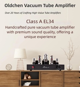 เครื่องขยายเสียงหลอดสุญญากาศแบบ Single-Ended Class A รุ่น Oldchen EL34 10W สีดำ สำหรับระบบเสียงไฮไฟในบ้าน - Product Image 4