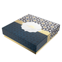 Boîtes cadeaux de luxe personnalisées OEM ODM en papier pour dattes du Ramadan avec pelliculage mat et doublure en éponge pour l'emballage de chocolats