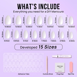 Fournisseur de faux ongles Btartbox, ongles artificiels, faux ongles, ongles personnalisés en gros, gels doux de luxe, ongles à presser - Product Image 5