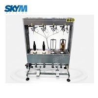 Mini-bouteille en verre carbonisé Semi-manuelle, Machine de scellage, de remplissage, pour boissons, bière, ragoût, remplissage, automatique, 4 à 1