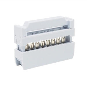 Conector FFC FPC FC-10P, paso de 2,54 mm, conector IDC de 10 posiciones, terminal de crimpado gris - Product Image 1