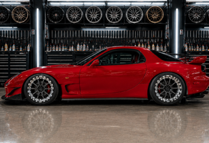 ล้อฟอร์จ PJ Beadlock ขอบโครเมียมขัดเงา ขอบบรอนซ์ปัดเงา สำหรับ Mazda RX7 <span class=keywords><strong>FD</strong></span> RX8 MX5 Nissan 350Z 370Z 240SX - Product Image 3