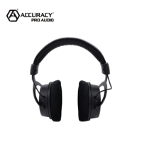 Accuracy Pro Audio Monitor estéreo Auriculares Broadcast On-ear Over-ear Auriculares con almohadillas de espuma