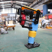 Compacteur de sol professionnel diesel robuste pour la construction et l'entretien routier