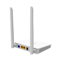 Untuk FTTH XPON WiFi Gateway V2802AC-H 2GE Dual Band AC ONU dengan Power Supply Modem Broadband Fiber Rumah