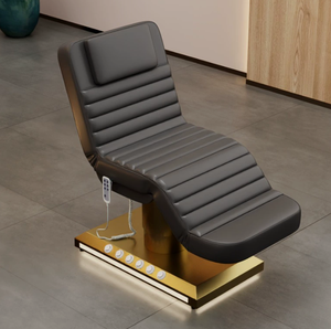 Lit de beauté électrique moderne à 3 moteurs, réglable, pour hôpital, spa facial, thérapie des cils, massage, pliable, portable, usage commercial/salle de sport - Product Image 5
