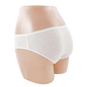 Одноразовые хлопковые трусики с высокой посадкой и принтом для женщин – сексуальное нижнее белье - Product Image 2