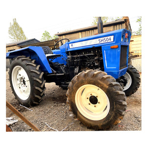Trattore Shanghai SH504 50HP 55hp 4wd Usato con Motore 495A Cofano Quadrato per il Mercato del Sud Africa e del Perù - Product Image 1