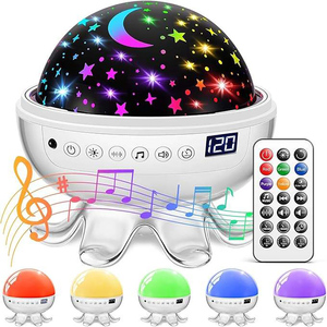 Lámpara Proyector <span class=keywords><strong>de</strong></span> Medusas Recargable por USB con Control Remoto, Luz <span class=keywords><strong>de</strong></span> Proyección <span class=keywords><strong>de</strong></span> Cielo Estrellado con 3 Películas Integradas y <span class=keywords><strong>Música</strong></span> <span class=keywords><strong>Relajante</strong></span> para <span class=keywords><strong>Dormir</strong></span> - Product Image 2