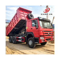 SINO TRUCK 10 12 Tekerlekli 30 Metreküp HOWO 40 Ton 6x4 8x4 Kullanılmış Damperli Kamyon