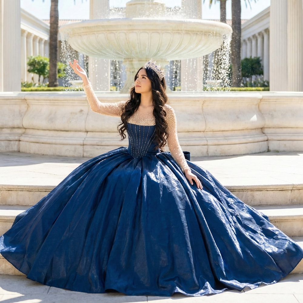 wedding royal blue dress LP1285 Burgundy/Royal Blue Ball Gown Satin Wedding Dresses Sweetheart –  Siaoryne main image 0