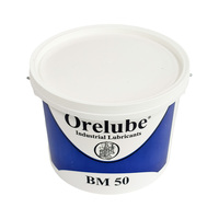 Graisse semi-fluide EP blanche Orelube BM-50 5LB Huile de base pour machines à faux-torsion textiles 2,3 kg Anti-usure et résistante à l'eau